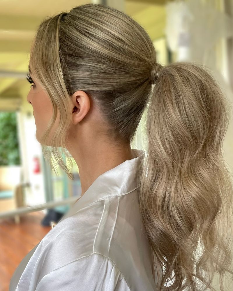 Sleek Ponytail with Layers