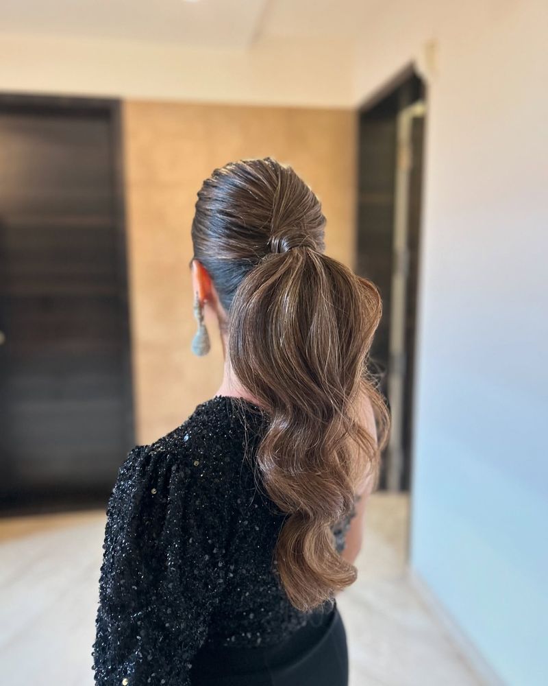 Sleek Ponytail with Volume