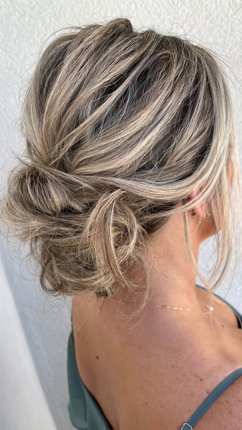 Chignon sophistiqué