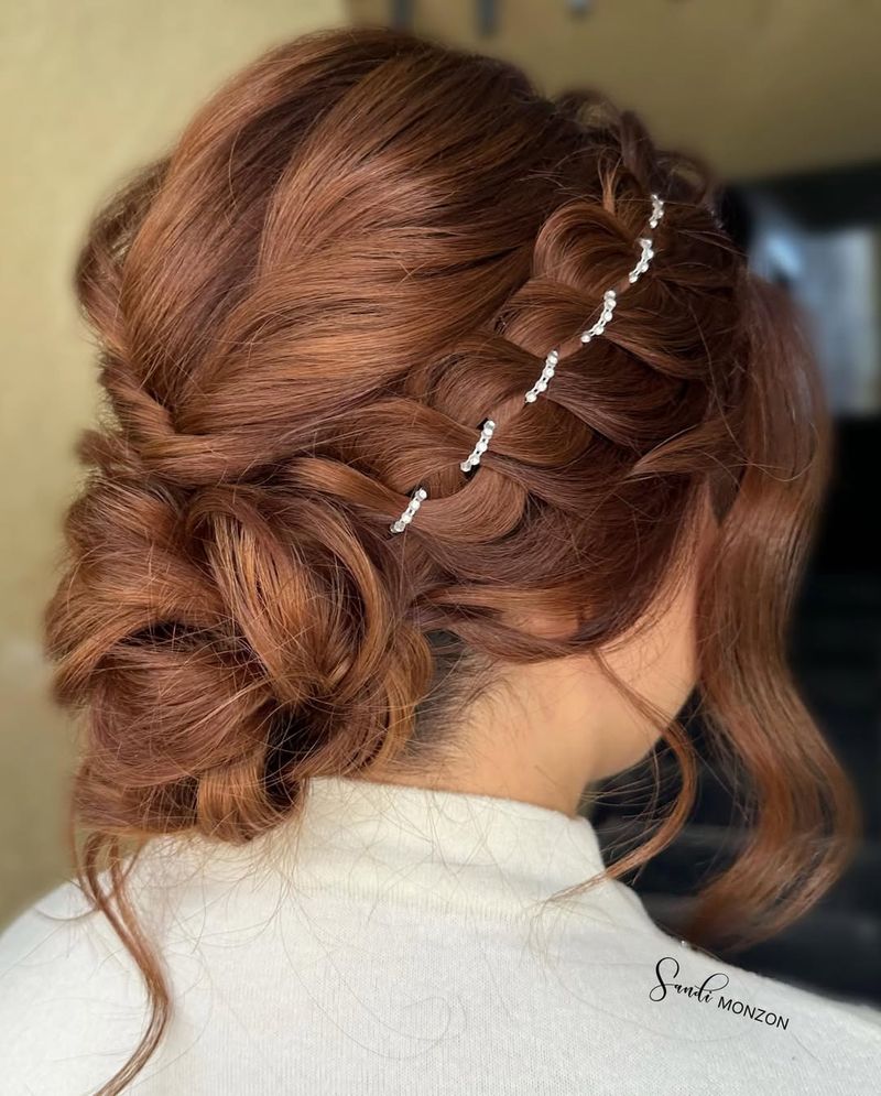 Sophisticated Fishtail Braid Updo