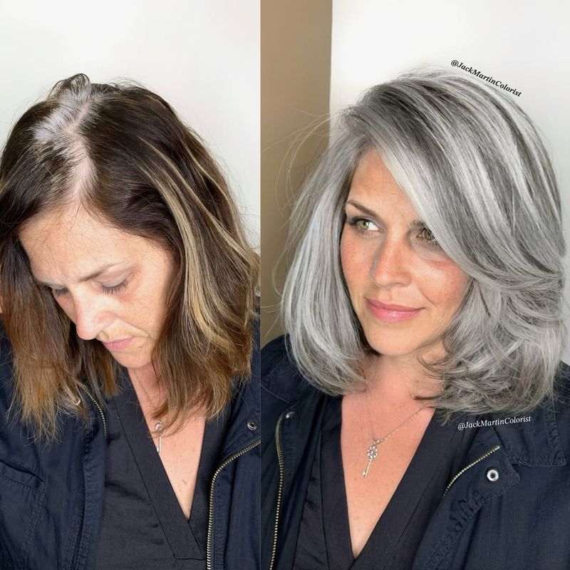 Gray Hair Embracement