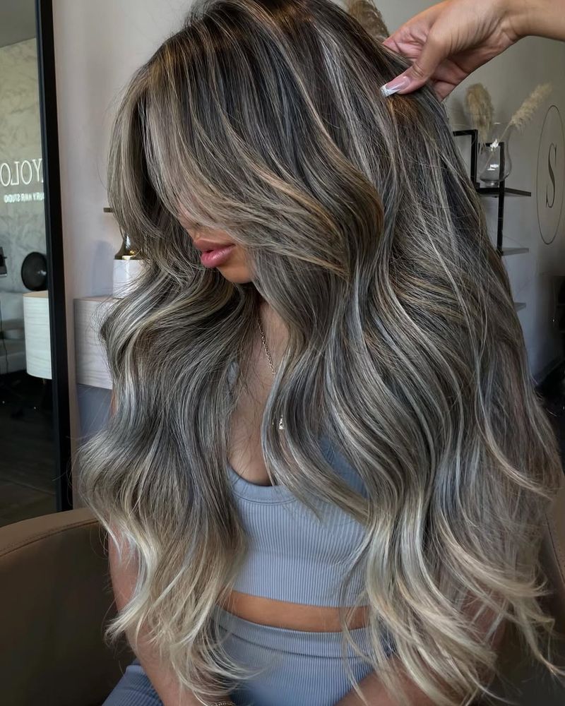 Ash Blonde Highlights