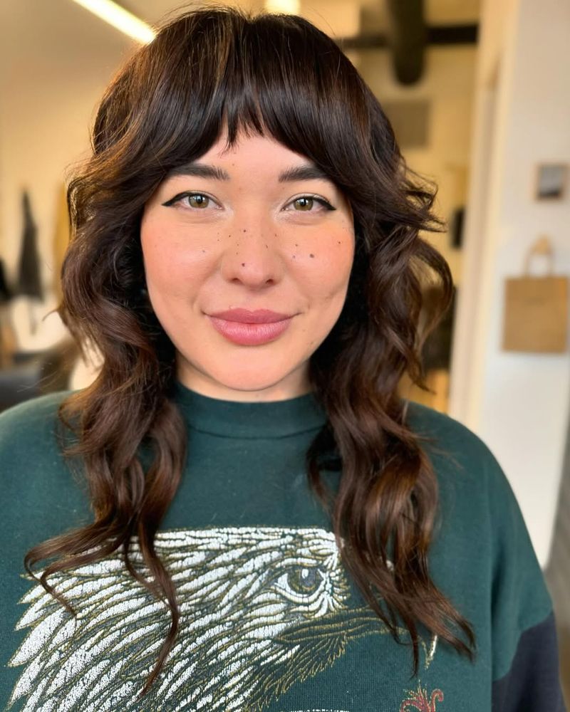 Textured Bangs