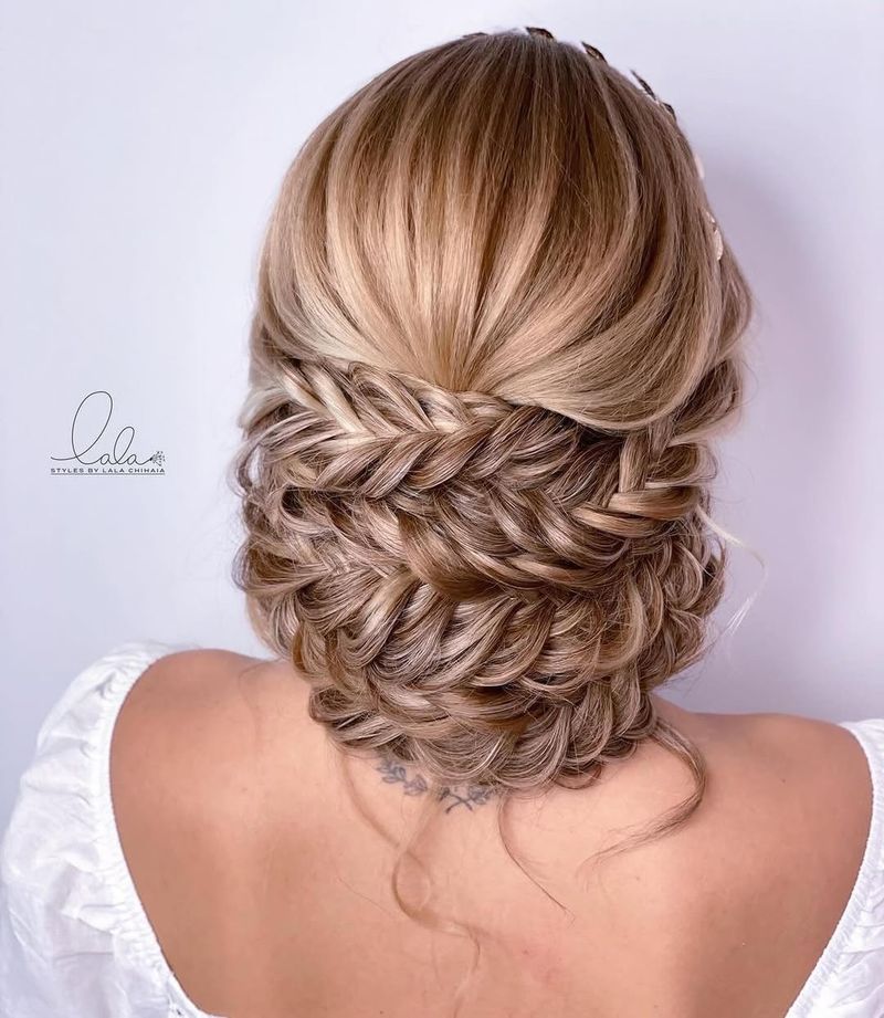 Textured Braided Bun