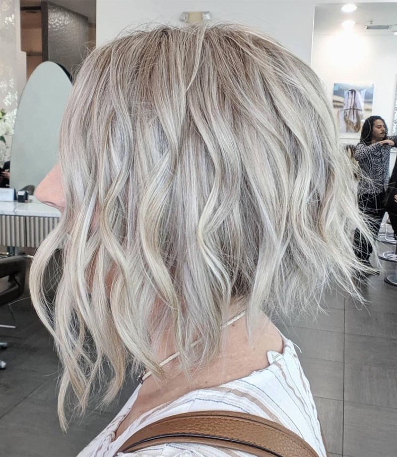 Textured Grey Bob