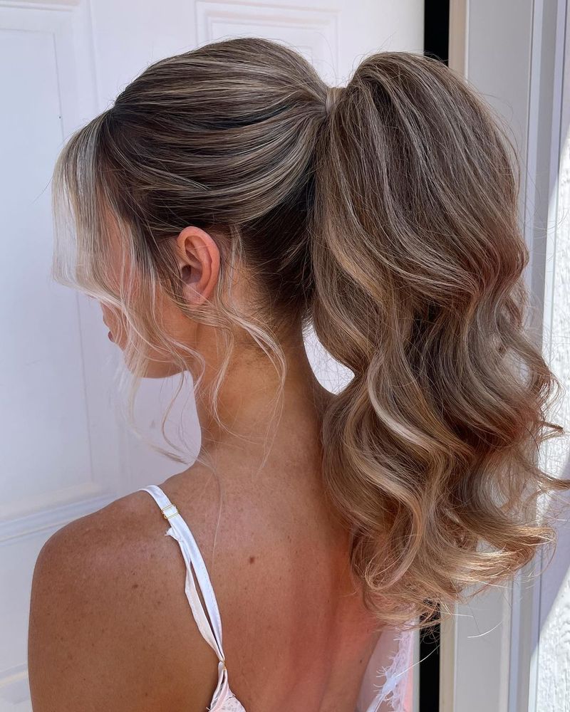 Textured High Ponytail