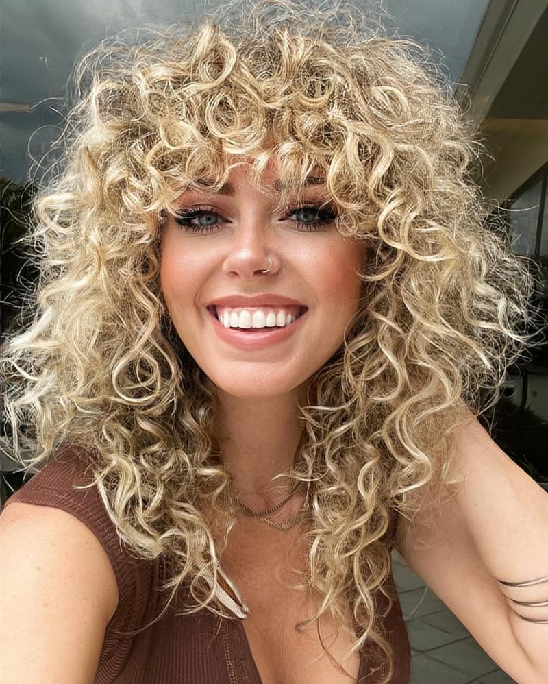 The Classic Curly Fringe