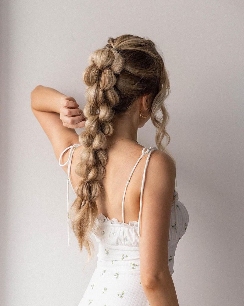 The Classic French Braid Ponytail