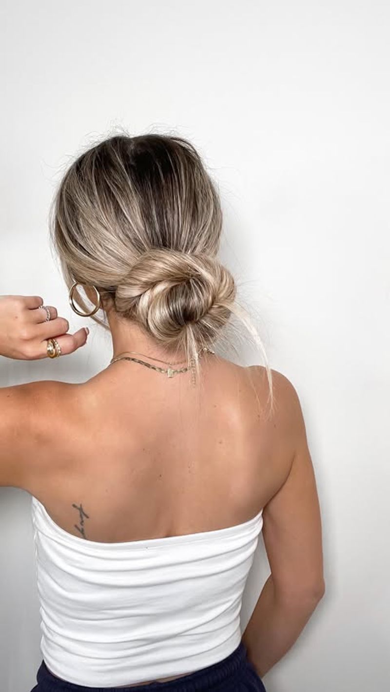 Le chignon désordonné