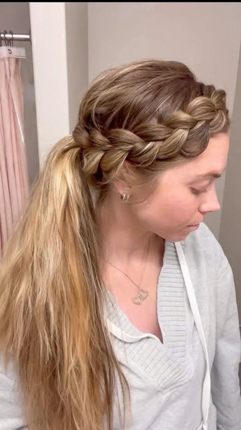 The Lace Braid Ponytail