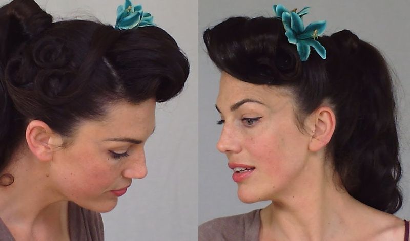 The Pompadour Ponytail