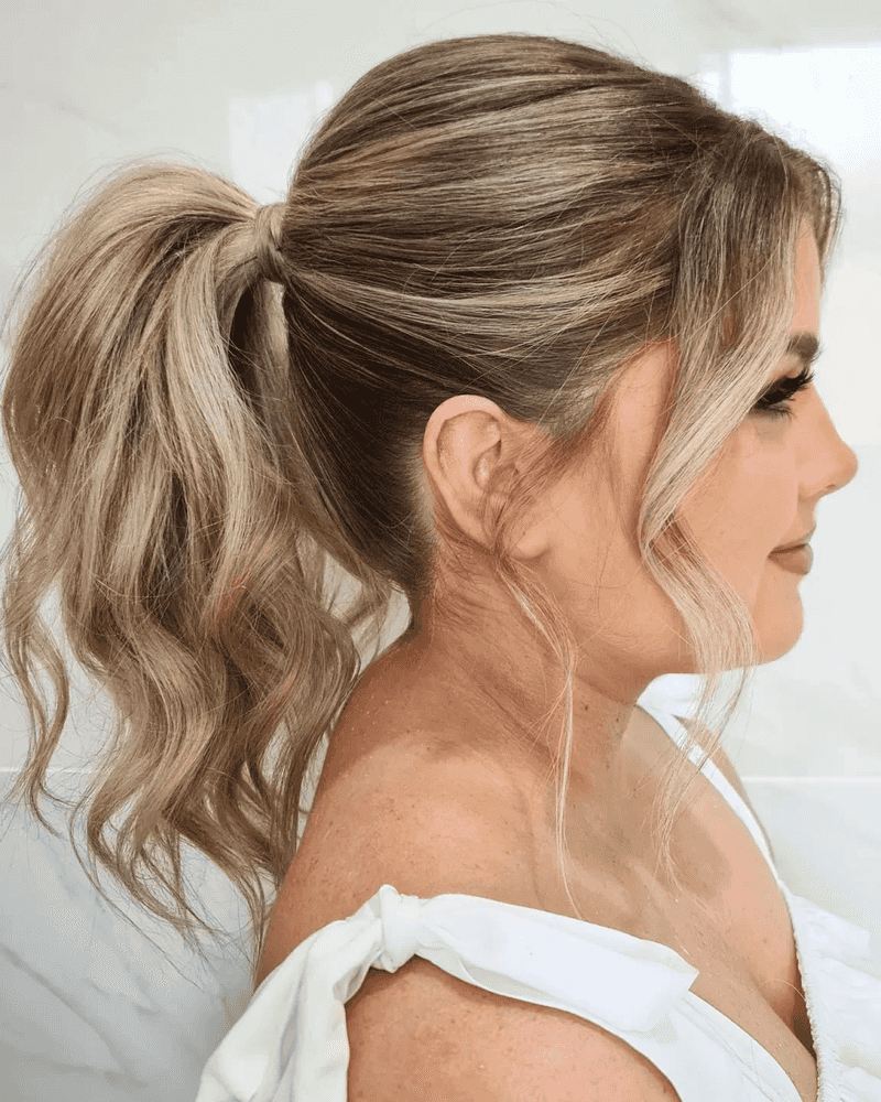 Tightly Pulled Ponytail