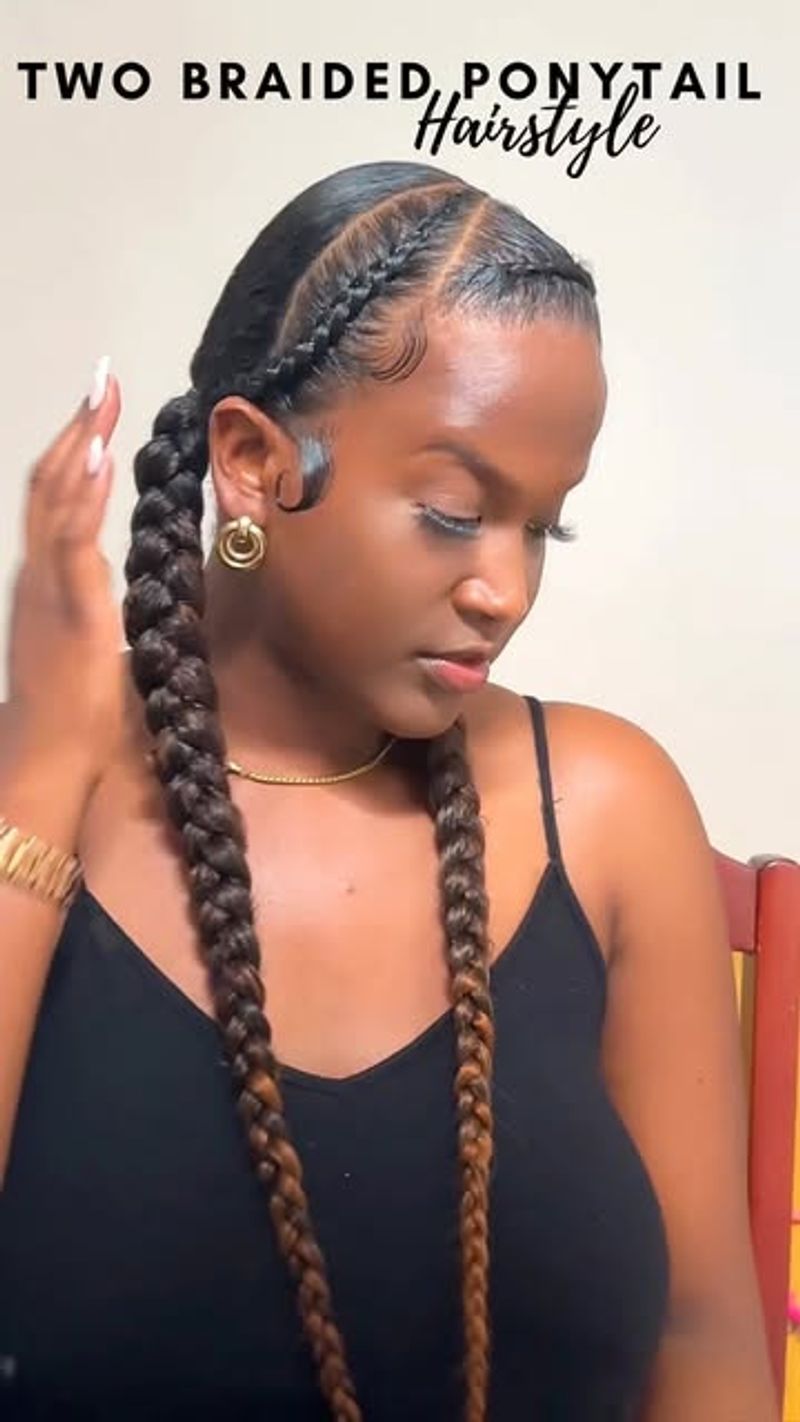 Twist Braid Ponytail