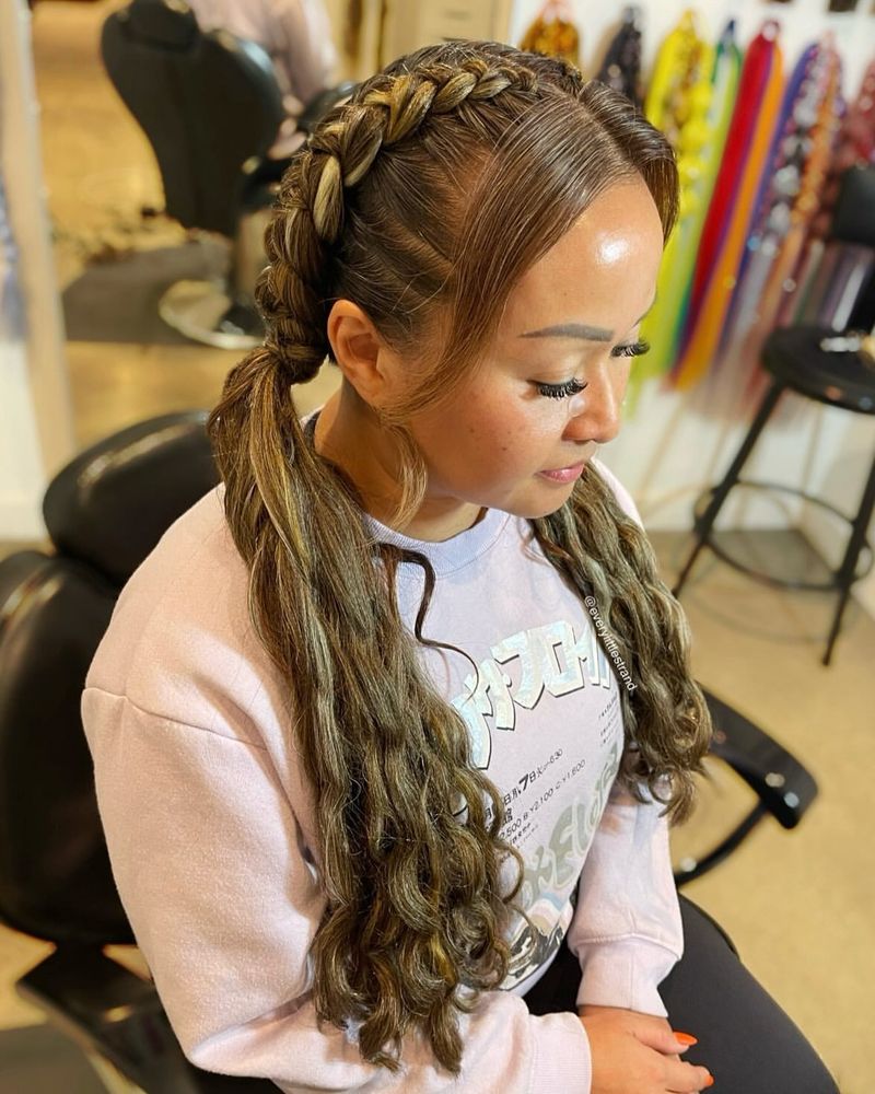 Twist Braided Pigtails