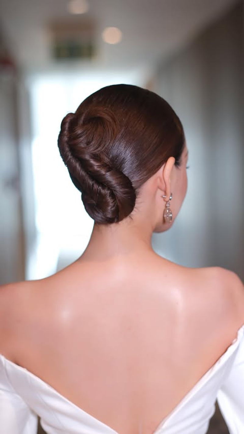 Chignon attorcigliato