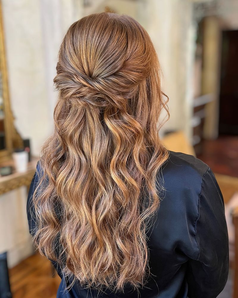 Twisted Half-Updo