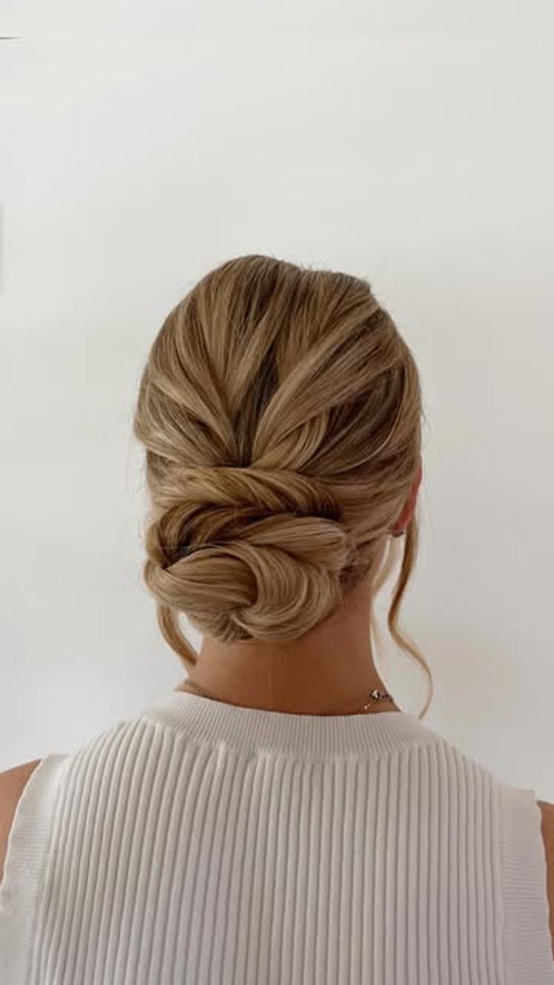 Twisted Low Bun