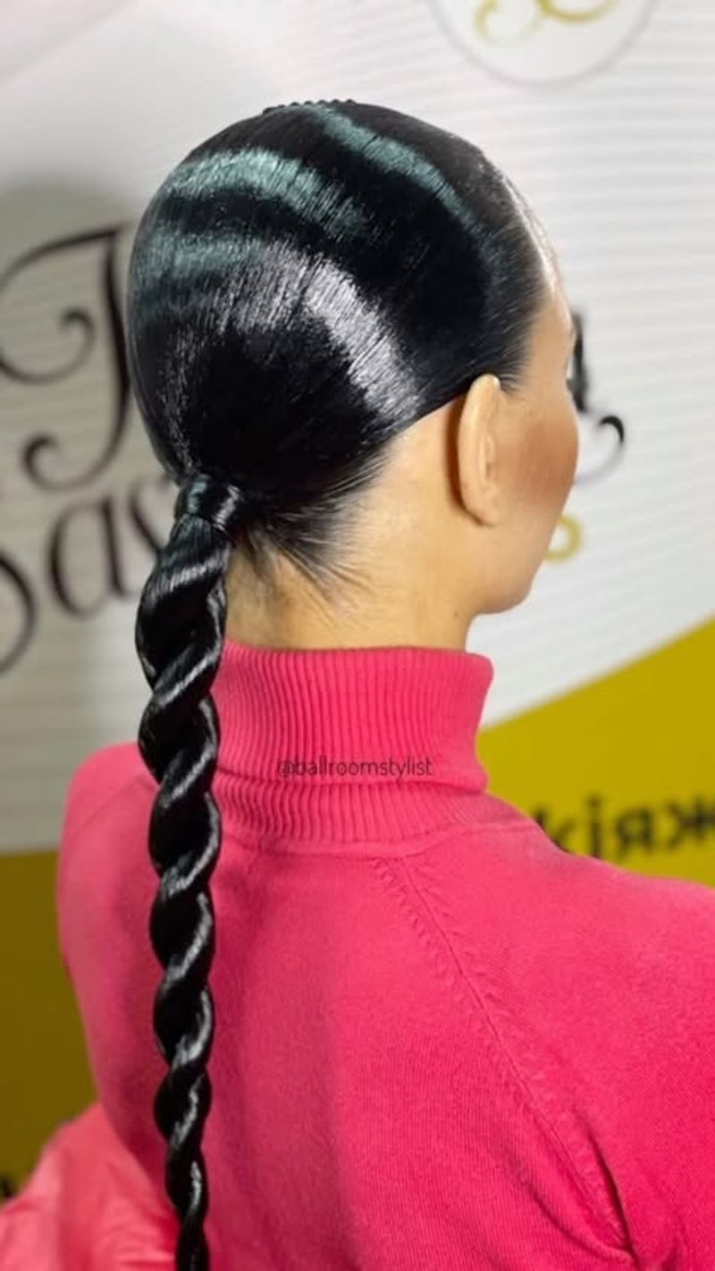 Twisted Low Ponytail