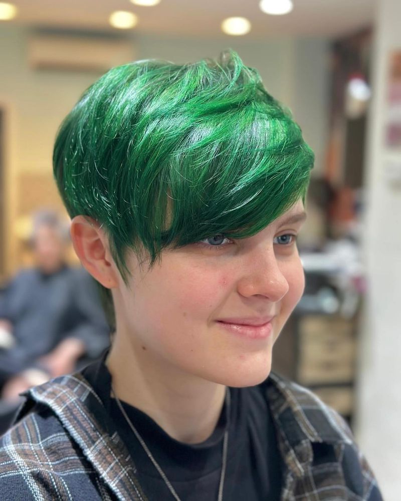 Vegan Green Pixie