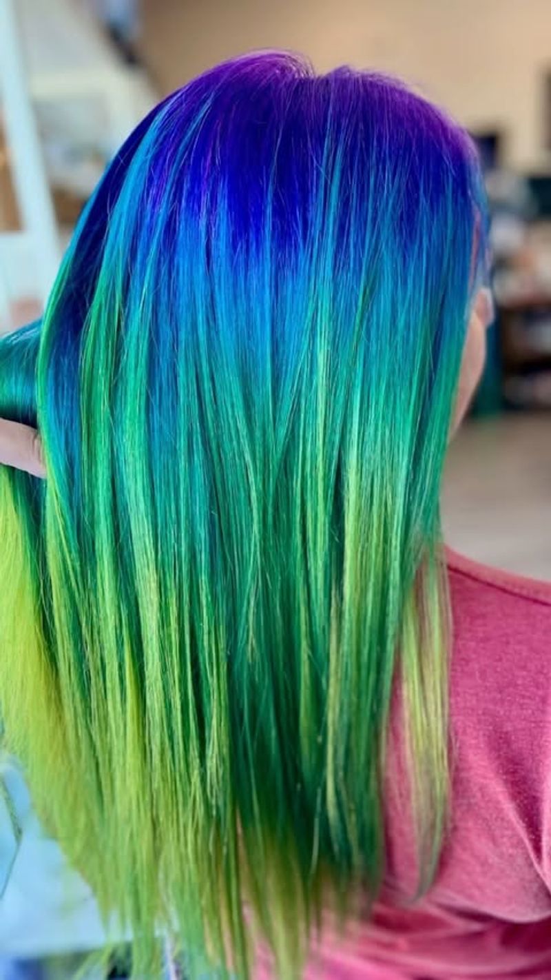 Vibrant Peacock Colors