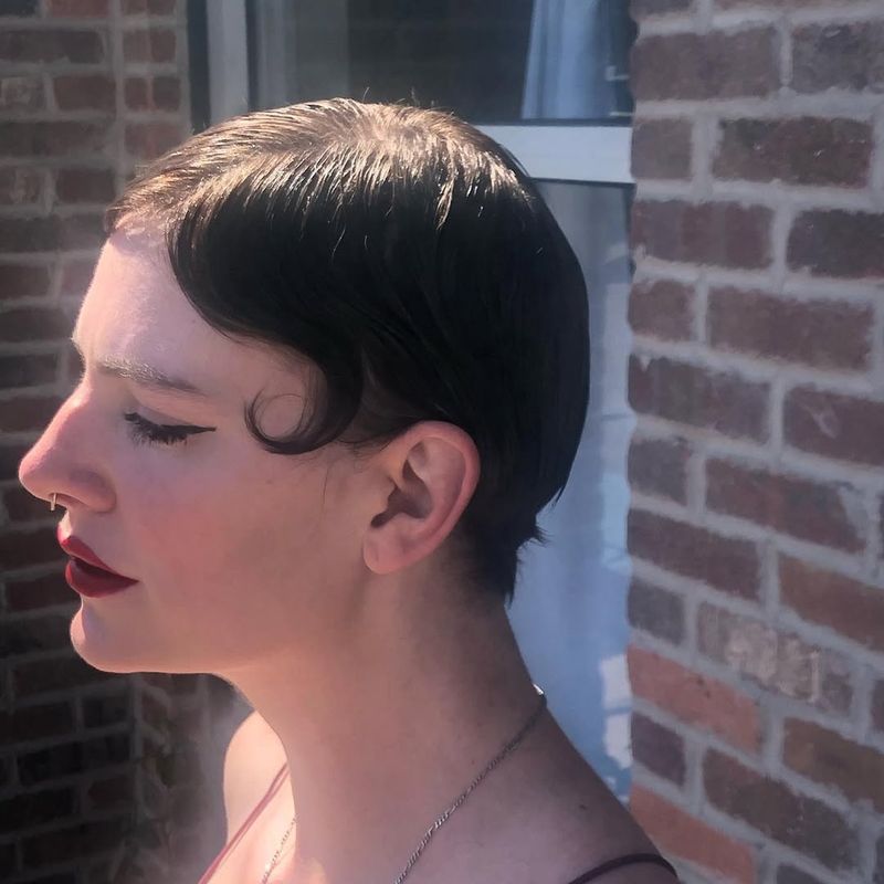 Vintage-Inspired Pixie Undercut