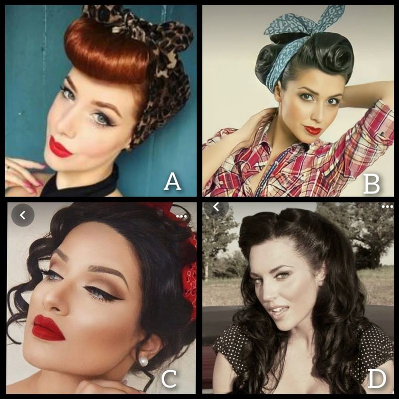 Vintage Pin-Up Updo