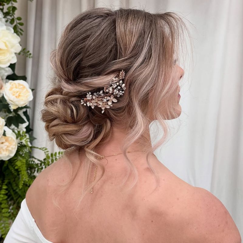 Braided Bun with Jewels