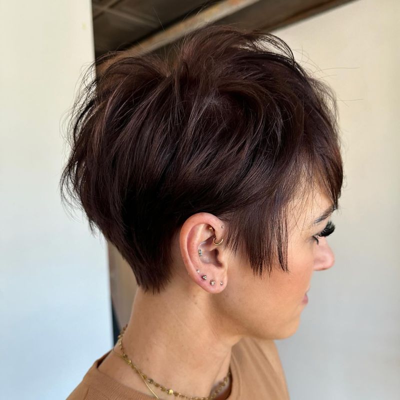 Voluminous Pixie Cut