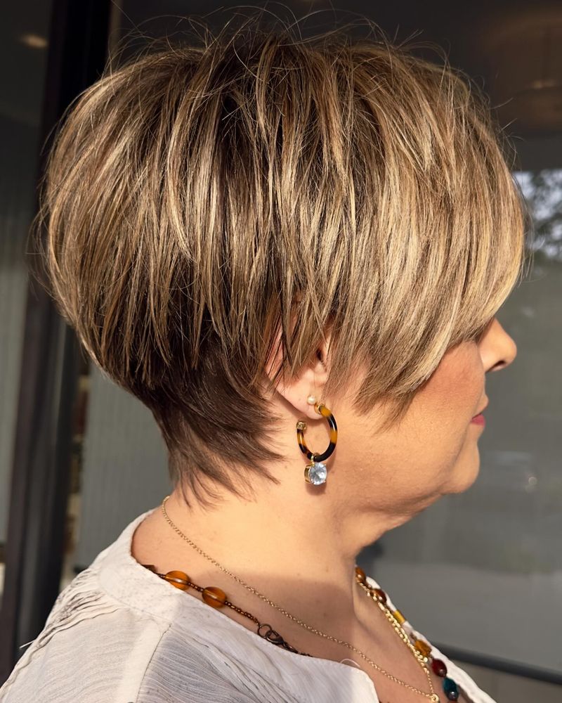 Wedge with Tousled Layers