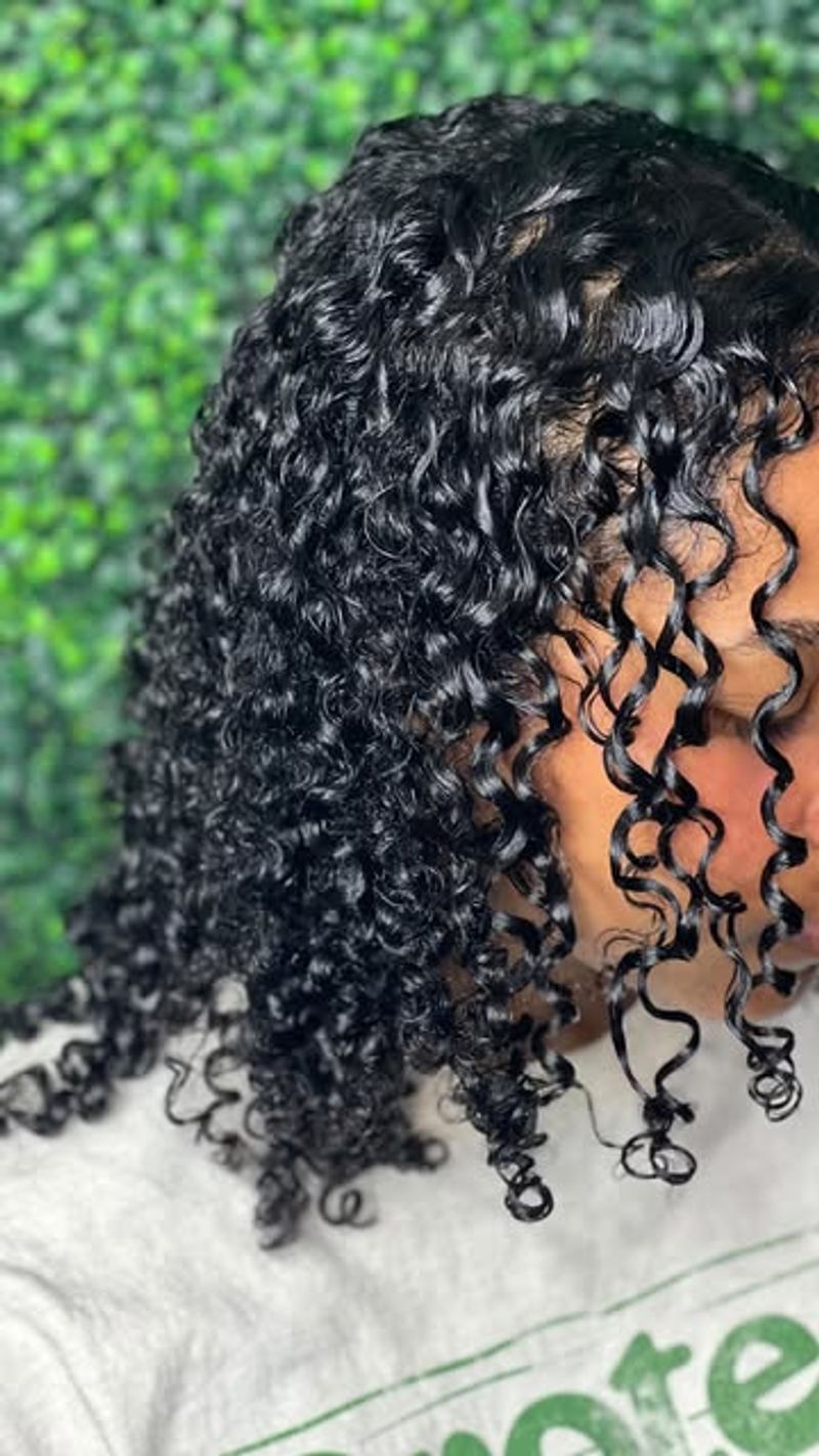 Wet Look Curls