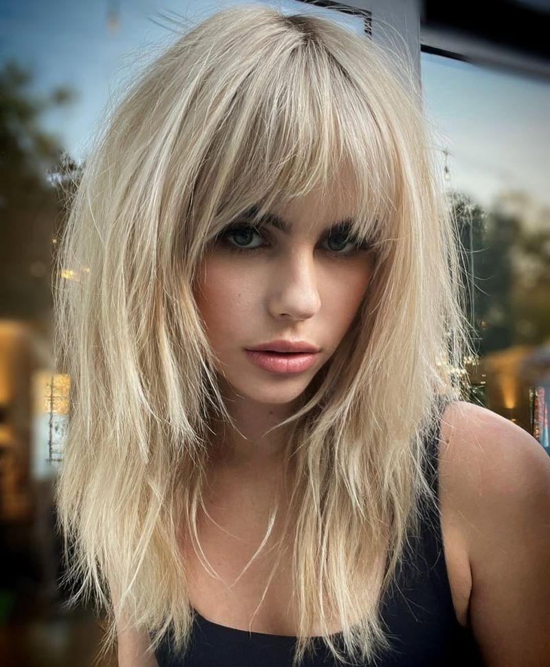 Wispy Textured Bangs