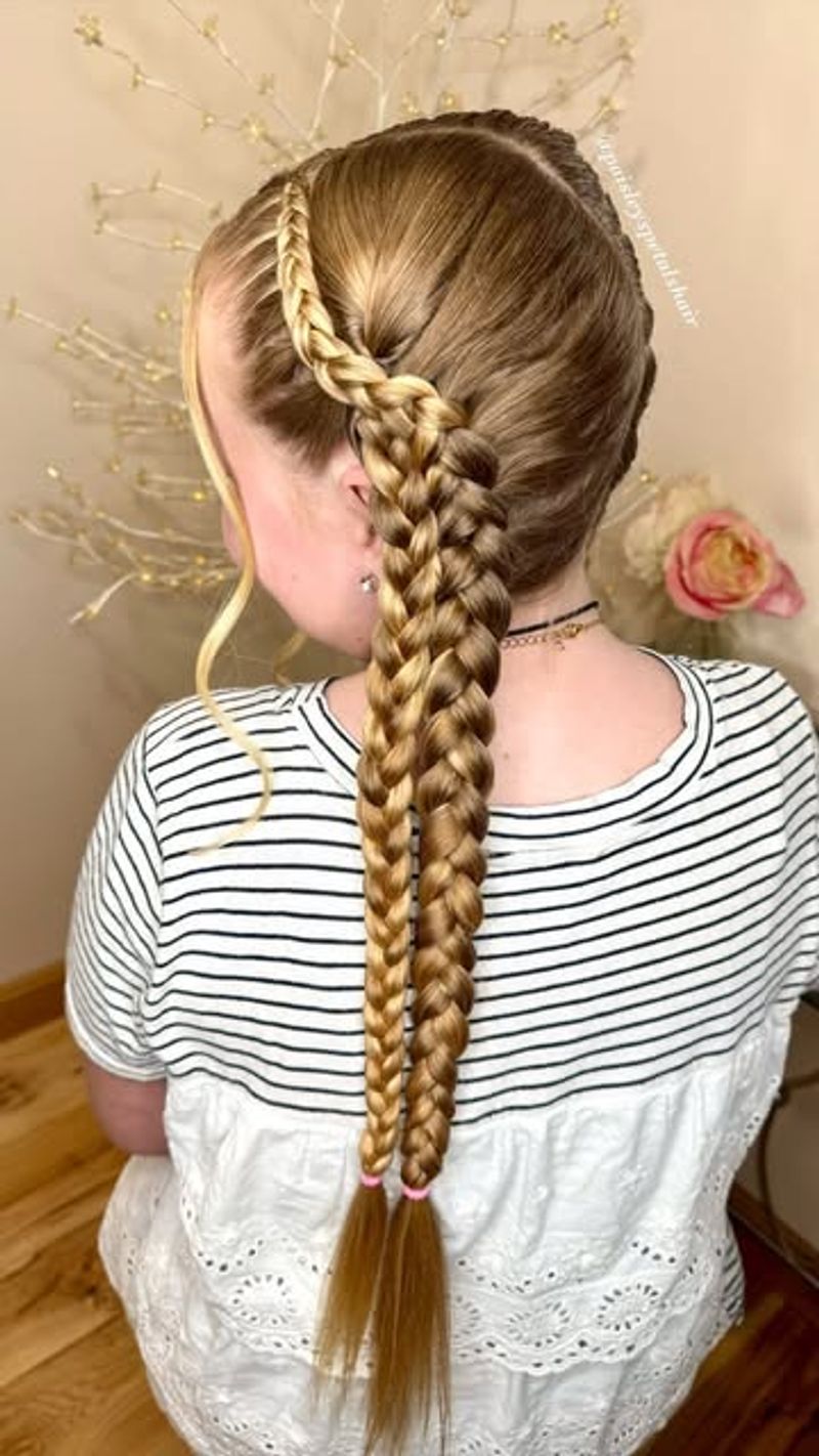 Zigzag Braided Pigtails