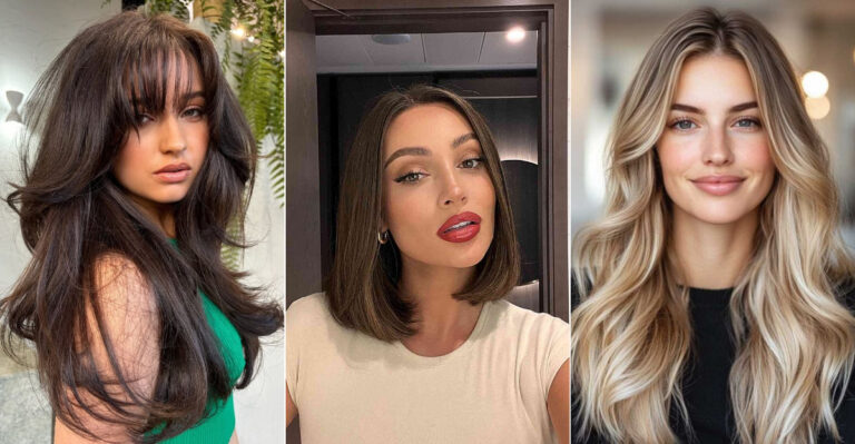 2025 Trends: 32 Haircuts For Round Faces To Hide Cheeks And Double Chin