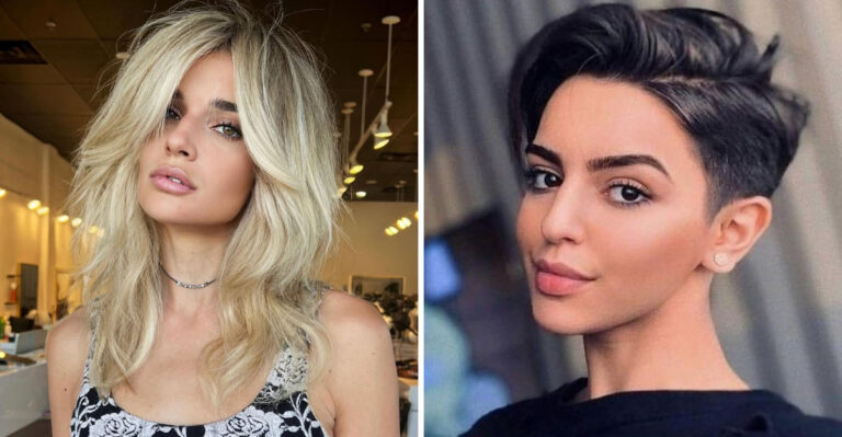 27 maneras perfectas de separar el pelo según la forma de la cara