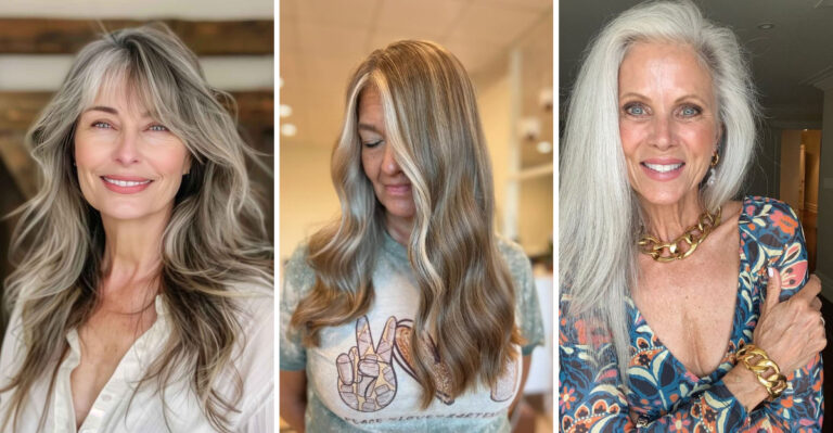 28 Chic And Age-Appropriate Long Hairstyles For Women Over 60