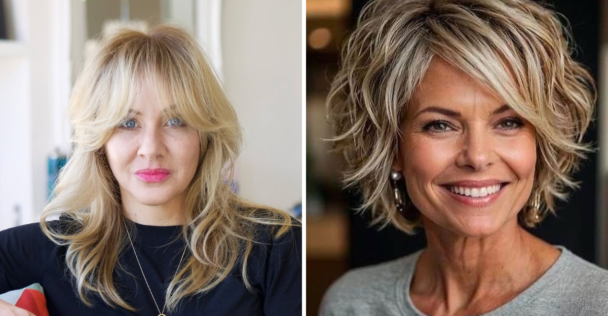 29 Best Haircuts For Women Over 50 With Thick Hair