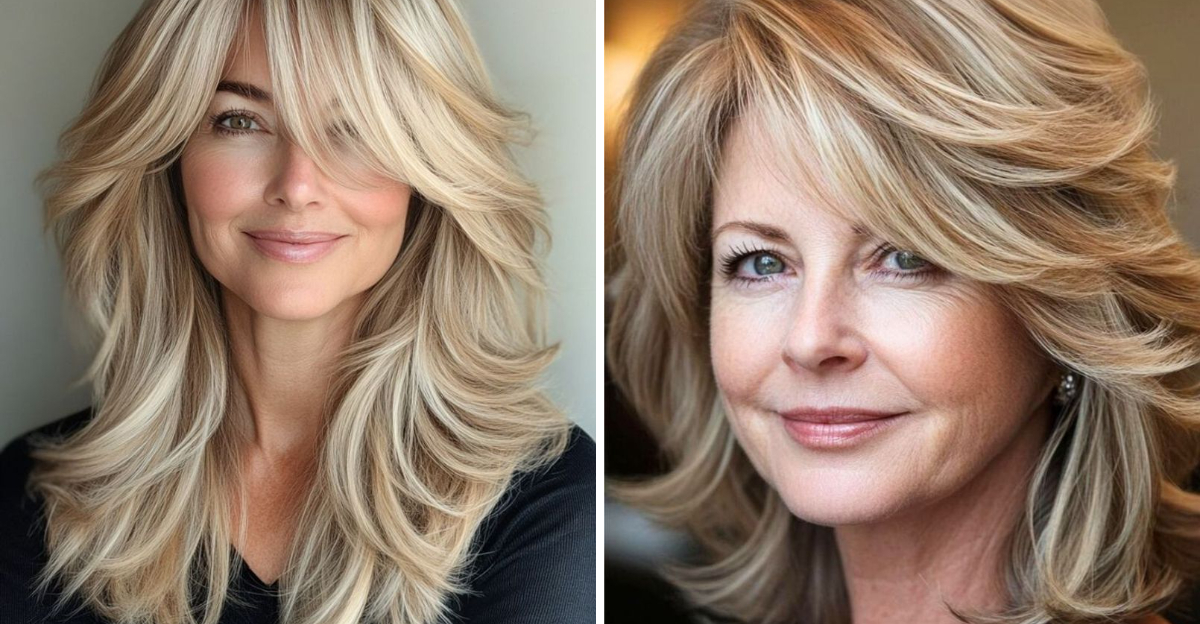 29 Blonde Layered Haircuts For Older Women Who Want To Stay Youthful