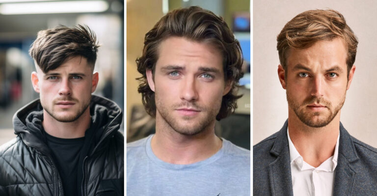 29 Men’s Haircuts For Round Faces To Look Thinner And Younger