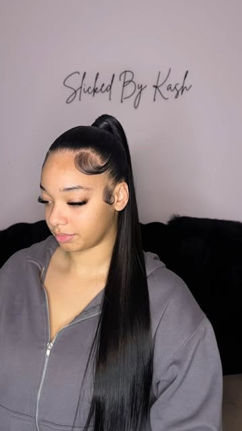 Sleek High Ponytail