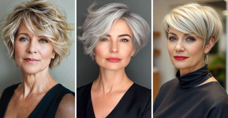 29 Stunning Long Pixie Cuts That Flatter Older Women Beautifully