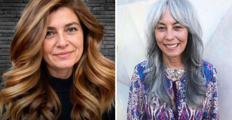 29 Penteados compridos com estilo para senhoras mais velhas