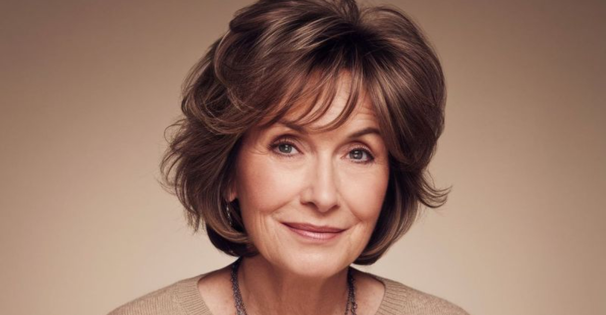 30 Chic Brunette Layered Hairstyles For Women Over 60 That Will Make You Look Timeless