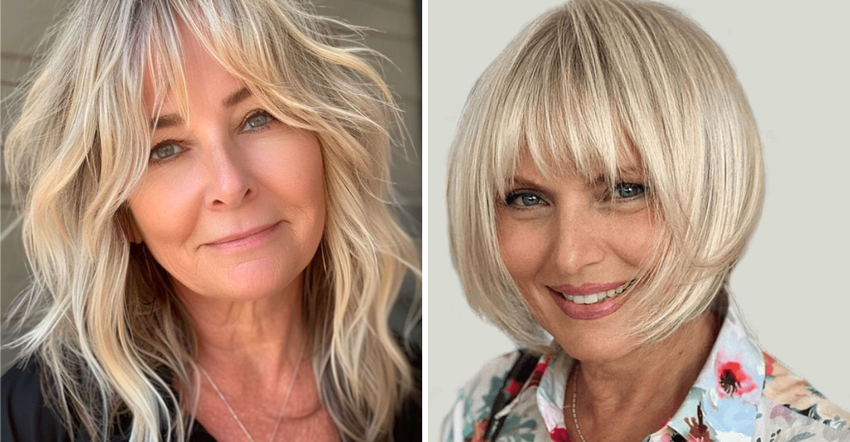 30 Chic Hairstyles With Bangs For Women Over 50