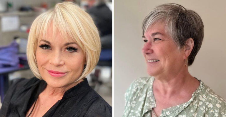 30 splendidi tagli di capelli per capelli sottili che rendono le donne over 60 meravigliose e giovanili