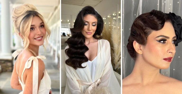 30 Retro Hairstyles Any Bride Would Love