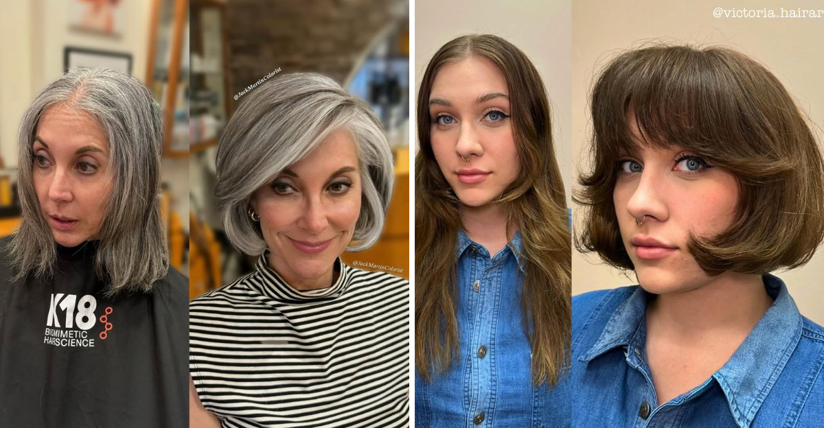 30 Stunning Before-And-After Haircuts That Defy Age