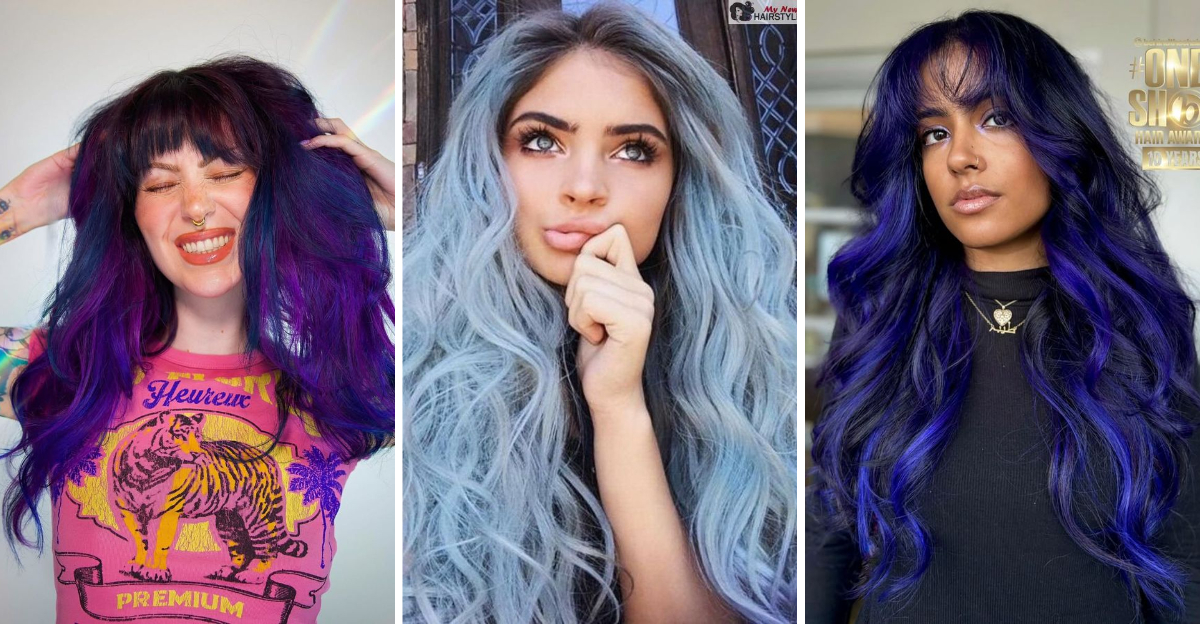 30 Stunning Galaxy Hair Color Styles