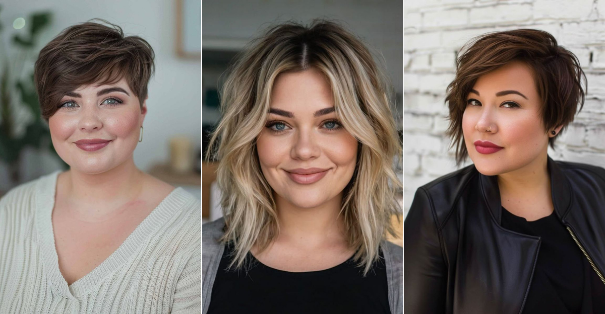 31 Slimming Hairstyles For Women With Full Faces (For Plus-Sized Women)