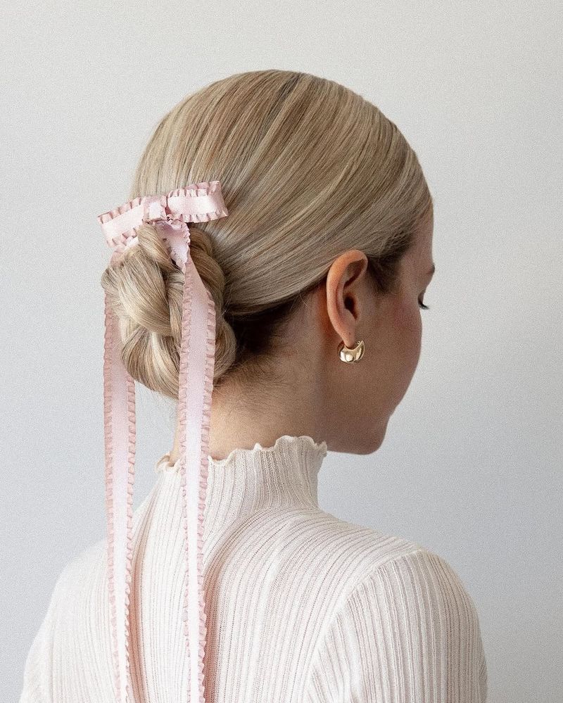 Chignon bas élégant