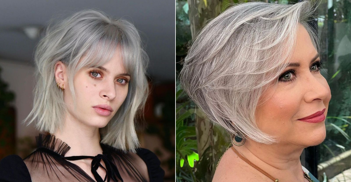 32 Trendy Gray Haircuts for Women Who Want a Bold, Youthful Look